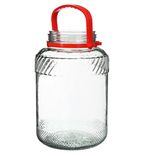 Słoik 5 L z plastikową pokrywą – zdjęcie 2