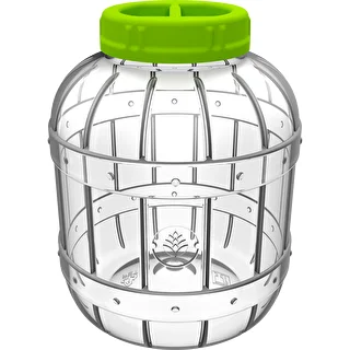 Nietłukący, wielofunkcyjny słoik do kiszenia + szczypce, 5L – zdjęcie 2