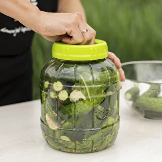 Nietłukący, wielofunkcyjny słoik, 3 L – zdjęcie 3