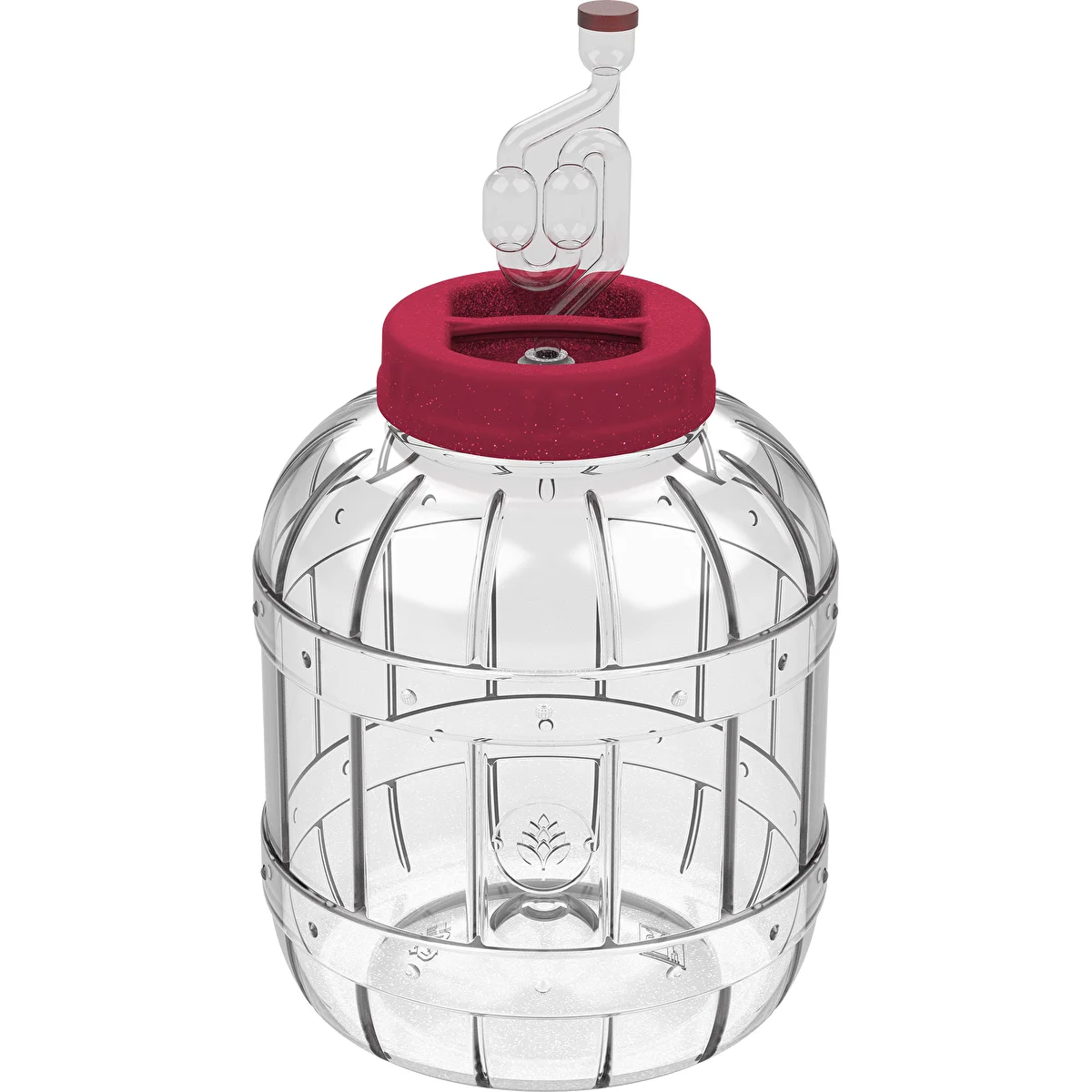 Nietłukący, wielofunkcyjny słoik do fermentacji, 5 L