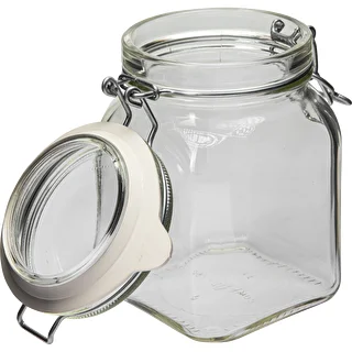 Słoik Comfort 750 ml kwadrat. zamykany hermetycznie – zdjęcie 3