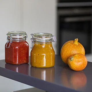 Słoik Comfort 750 ml kwadrat. zamykany hermetycznie – zdjęcie 6