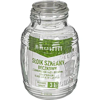 Słoik beczkowy "OLD" 3L z zamk. mech. – zdjęcie 3