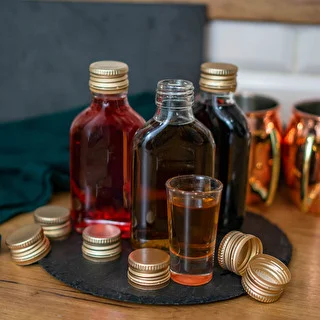 Butelka na nalewki piersiówka z zakr 200 ml 10 szt – zdjęcie 9