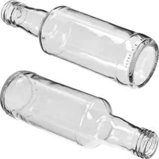 Butelka monopolowa 200 ml, ze złotą zakrętką fi 28, 1 szt. – zdjęcie 4