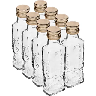 Butelka Flora 100 ml z zakrętką fi28 , 8 szt. – zdjęcie 1