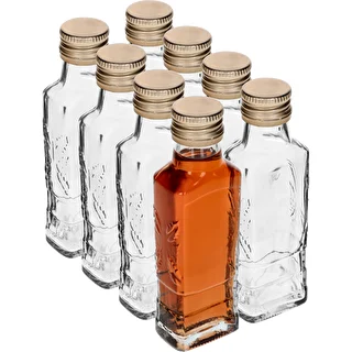 Butelka Flora 100 ml z zakrętką fi28 , 8 szt. – zdjęcie 2