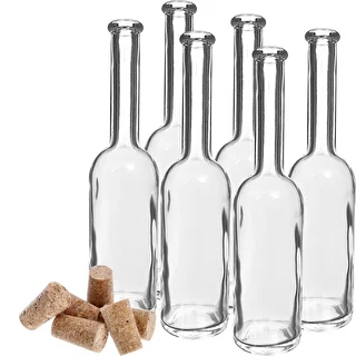 Butelka na nalewkę 100 ml 6 szt.+ 6 korków – zdjęcie 3