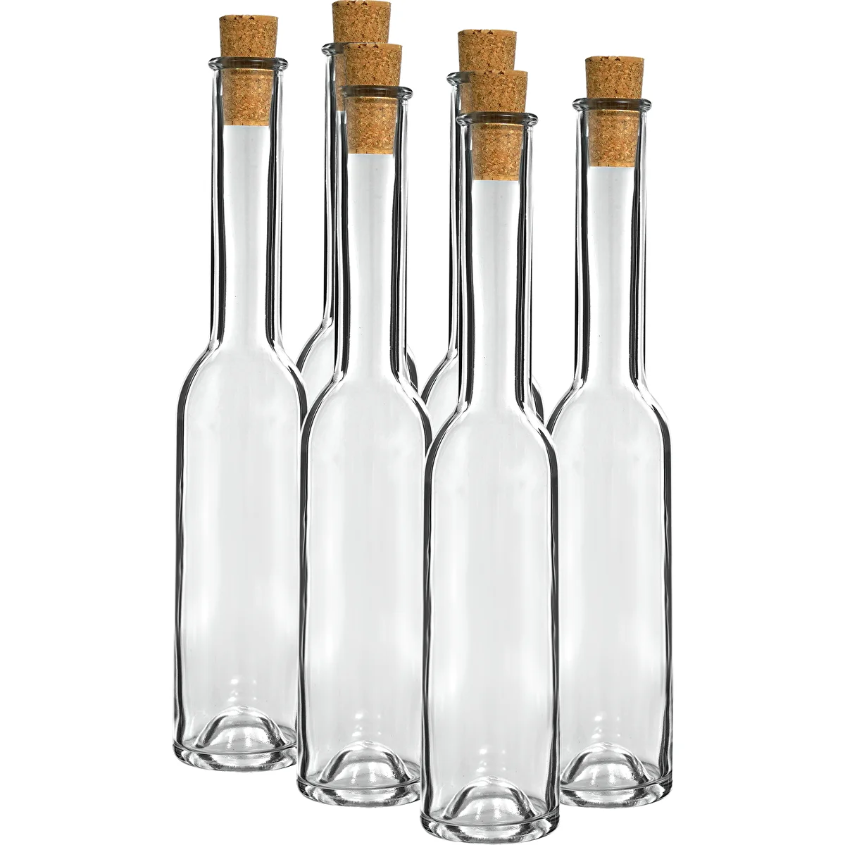 Butelka na nalewkę 200 ml 6 szt.+ 6 korków 23/18