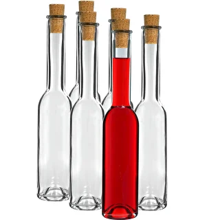 Butelka na nalewkę 200 ml 6 szt.+ 6 korków 23/18 – zdjęcie 2