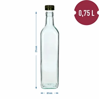 Butelka Marasca 750 ml z zakrętką, 1 szt. – zdjęcie 4