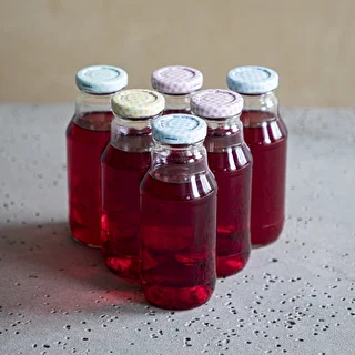 Butelka TO na sok 330 ml z zakrętką fi 43 - 6 szt. – zdjęcie 6