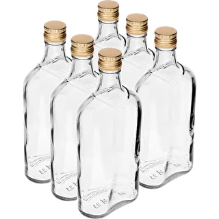 Butelka Piersiówka 500 ml z zakrętką, 6 szt. – zdjęcie 9