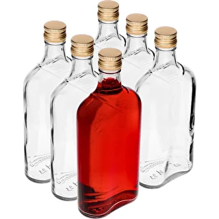 Butelka Piersiówka 500 ml z zakrętką, 6 szt. – zdjęcie 8