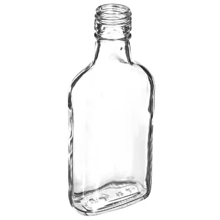 Butelka na nalewki piersiówka 200 ml - 10 szt. – zdjęcie 3