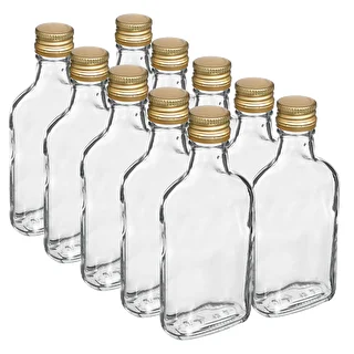 Butelka na nalewki piersiówka z zakr 200 ml 10 szt
