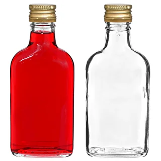 Butelka na nalewki piersiówka z zakr 200 ml 10 szt – zdjęcie 5