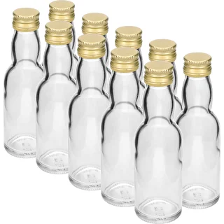 Butelka „Maluch” ze złotą zakrętką, 40 ml, 10 szt.