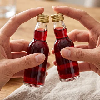 Butelka „Maluch” ze złotą zakrętką, 40 ml, 10 szt. – zdjęcie 9