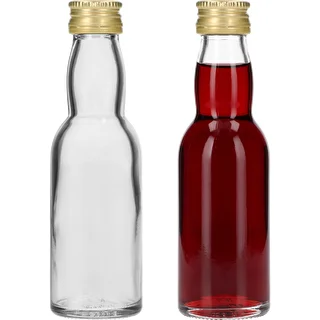 Butelka „Maluch” ze złotą zakrętką, 40 ml, 10 szt. – zdjęcie 4