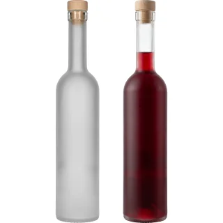 Butelka „Mrożona” 0,5 L z korkiem, 1 szt. – zdjęcie 3