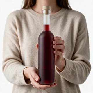 Butelka „Mrożona” 0,5 L z korkiem, 1 szt. – zdjęcie 7