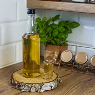 Butelka 500 ml na wódkę, z czarną zakrętką, 6szt. – zdjęcie 6