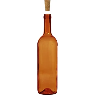 Butelka na wino 750 ml brązowa - zgrzewka 8szt. – zdjęcie 4