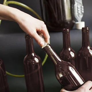 Butelka na wino 750 ml brązowa - zgrzewka 8szt. – zdjęcie 9