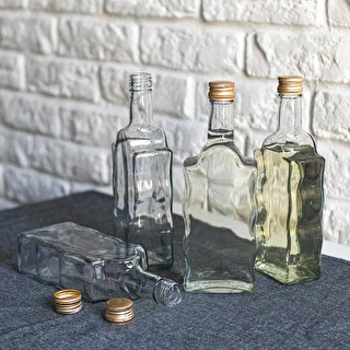 Butelka Klasztorna 500 ml, z zakrętką, biała - 6szt. – zdjęcie 5