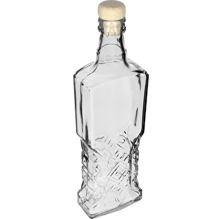 Butelka Kredensowa 500ml z korkiem – zdjęcie 3