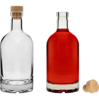 Butelka Miss Barku biała z korkiem, 700ml – zdjęcie 3