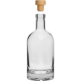 Butelka Miss Barku biała z korkiem, 700ml – zdjęcie 2