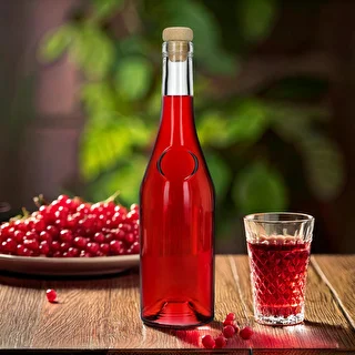 Butelka Herbowa 500 ml z korkiem-grzybkiem, 1 szt. – zdjęcie 9