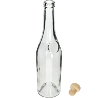 Butelka Herbowa 500 ml z korkiem-grzybkiem, 1 szt. – zdjęcie 2