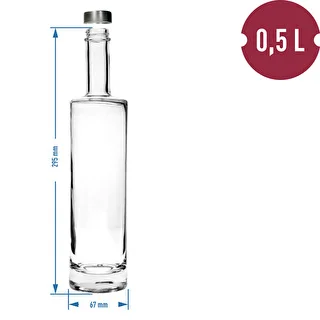 Butelka Ponadczasowa 500 ml z zakrętką, 1 szt. – zdjęcie 4