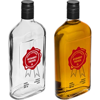 Butelka 500 ml z zakrętką, nadruk  „Wyborny Trunek", 1 szt. – zdjęcie 5