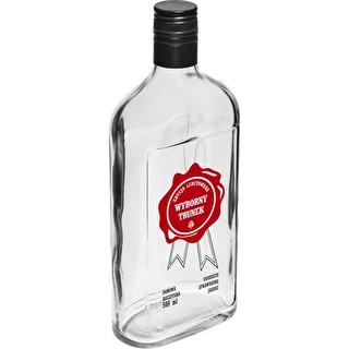 Butelka 500 ml z zakrętką, nadruk  „Wyborny Trunek", 1 szt. – zdjęcie 2