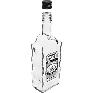 Butelka Klasztorna 500 ml z zakrętką, nadruk „Bimber", 1 szt. – zdjęcie 4