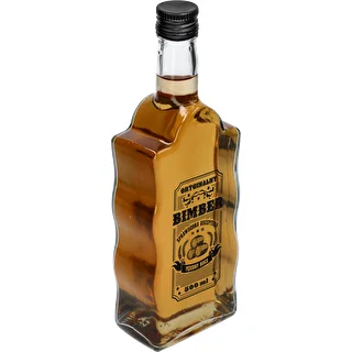 Butelka Klasztorna 500 ml z zakrętką, nadruk „Bimber", 1 szt. – zdjęcie 2
