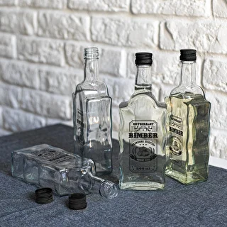 Butelka Klasztorna 500 ml z zakrętką, nadruk „Bimber", 1 szt. – zdjęcie 6
