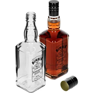 Butelka Daniels 500 ml z zakrętką, nadruk „Bimber OLD", 1 szt. – zdjęcie 4