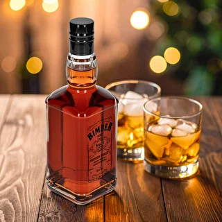 Butelka Daniels 500 ml z zakrętką, nadruk „Bimber OLD", 1 szt. – zdjęcie 7