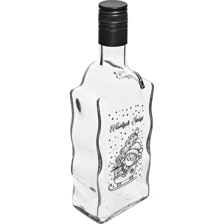Butelka Klasztorna 500 ml z zakrętką, nadruk „Mikołaj", 1 szt. – zdjęcie 1