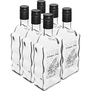 Butelka Klasztorna 500 ml z zakrętką, nadruk „Mikołaj", 1 szt. – zdjęcie 4