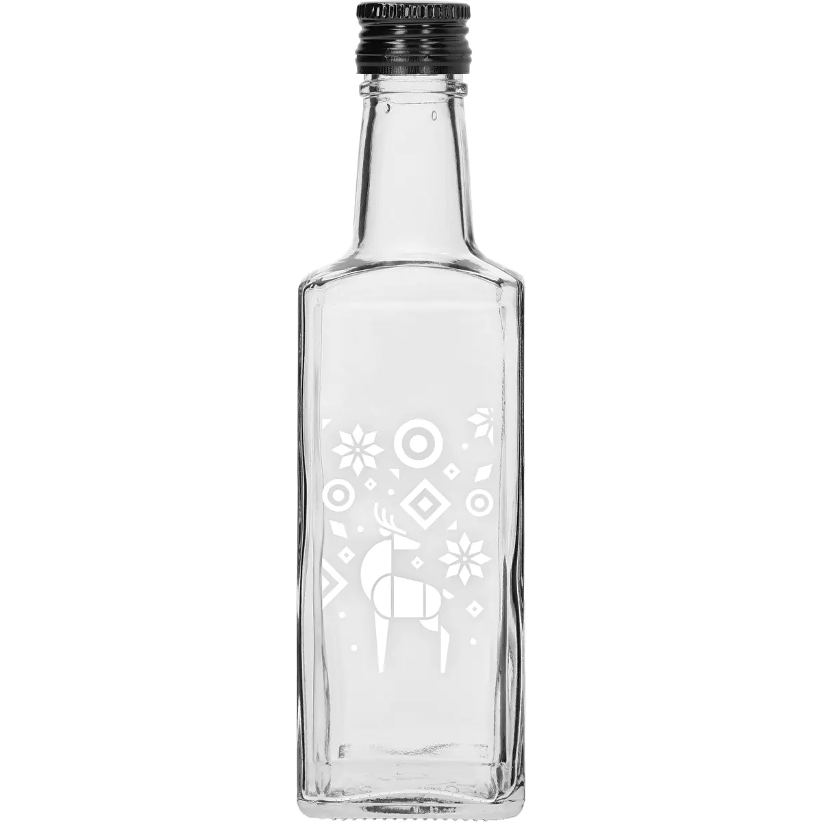 Butelka Receptura, 250ml z zak. - Świąteczny Renifer