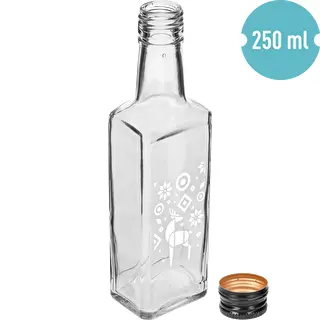 Butelka Receptura, 250ml z zak. - Świąteczny Renifer – zdjęcie 4