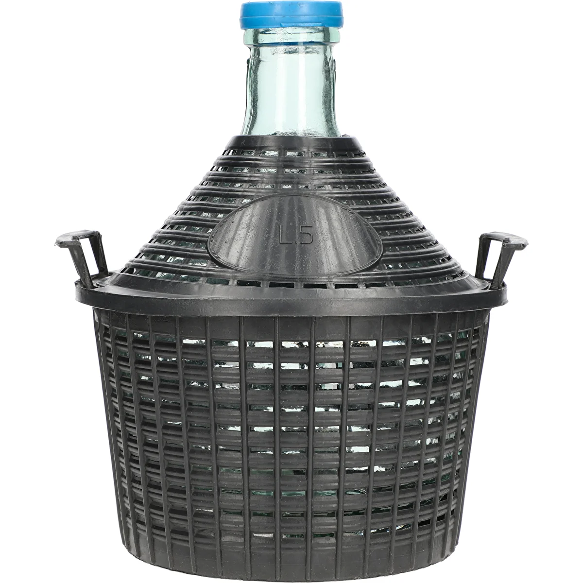 Balon do wina 5 L w koszu plastikowym