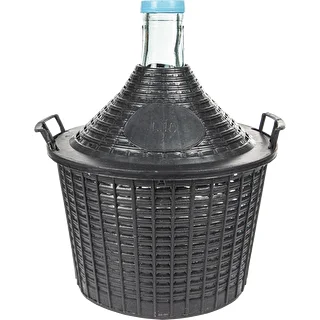 Balon do wina 10 L, w kosz. plast.