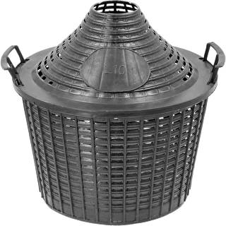 Balon do wina 10 L w koszu plastikowym – zdjęcie 4